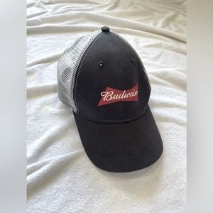 Budweiser Beer Trucker Hat Mesh Adjustable Vintage